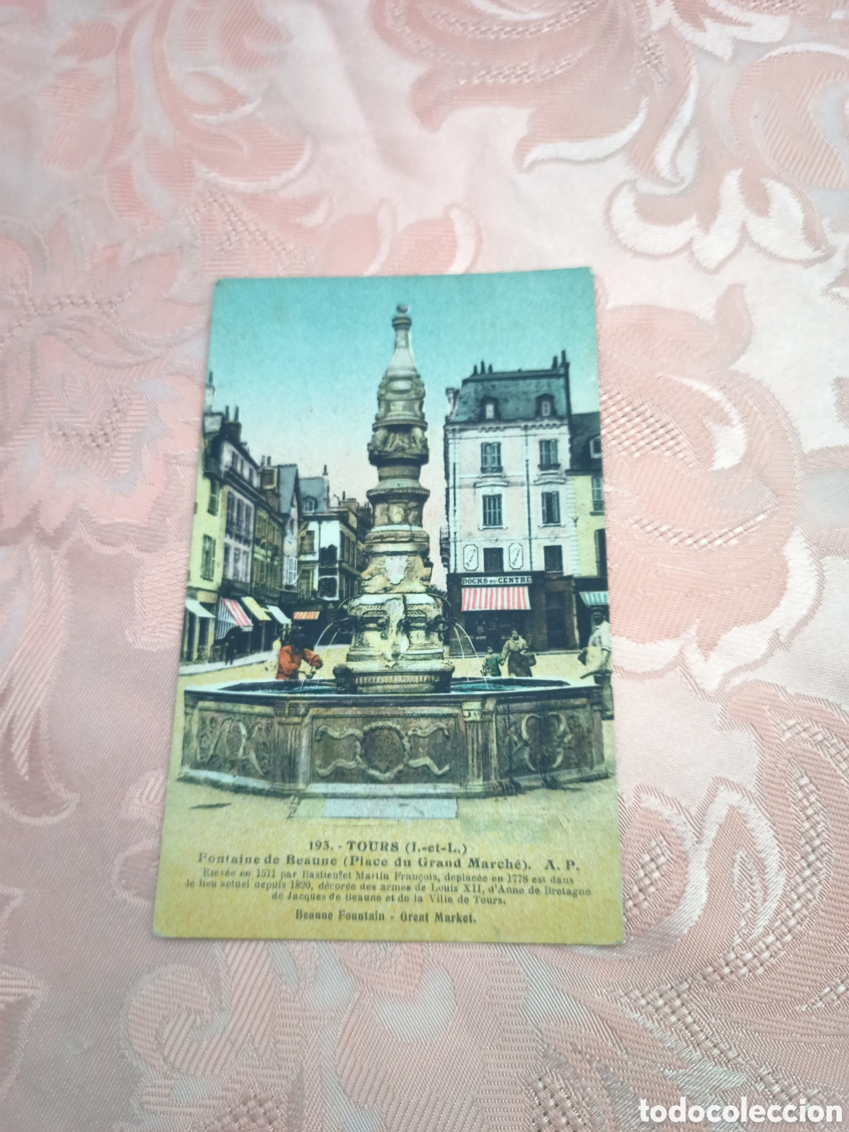 Postales: Antigua postal de Tours - Foto 1