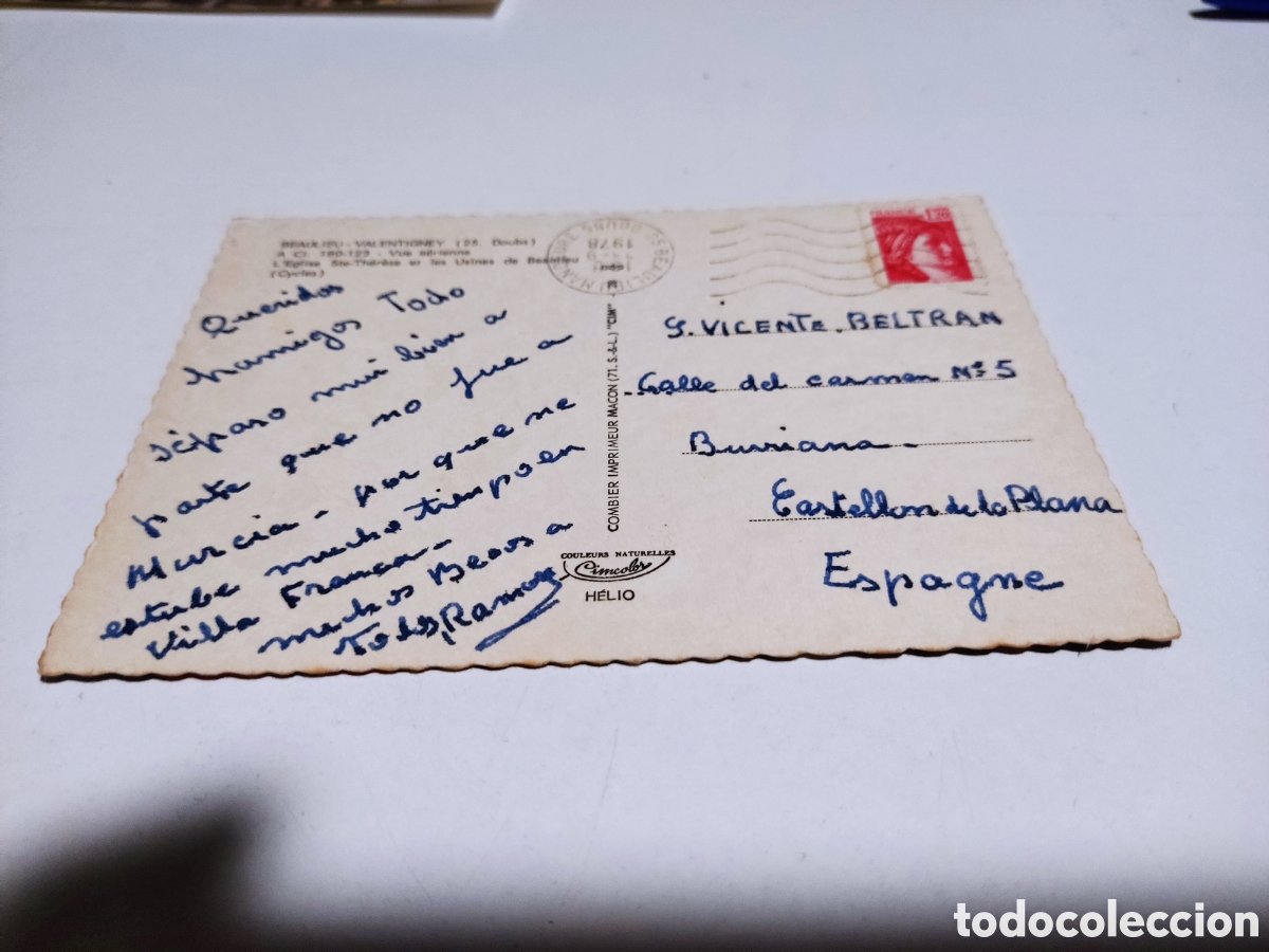 Postales: Postal Beaulieu valentigney - Foto 2