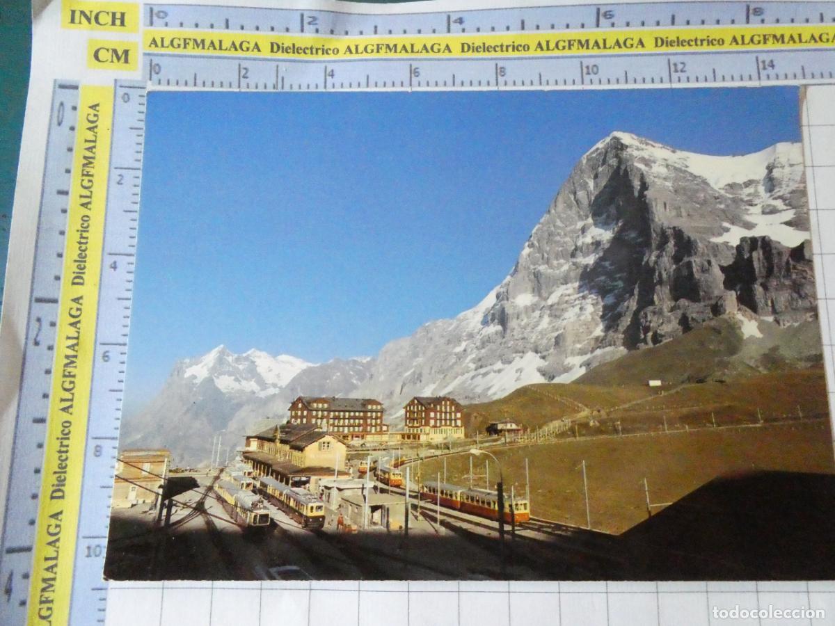 Postkarten: POSTAL DE SUIZA. KLEINE SCHEIDEGG EIGGER WETTERHORN. TRENES FERROCARRILES. 1638