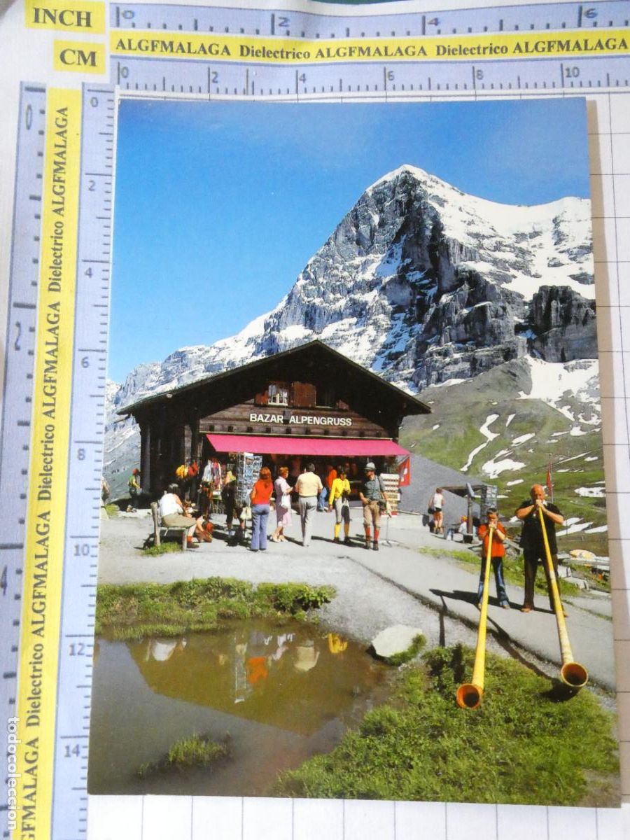 Cartoline: POSTAL DE SUIZA. KLEINE SCHEIDEGG EIGER BERNER OBERLAND. 1639
