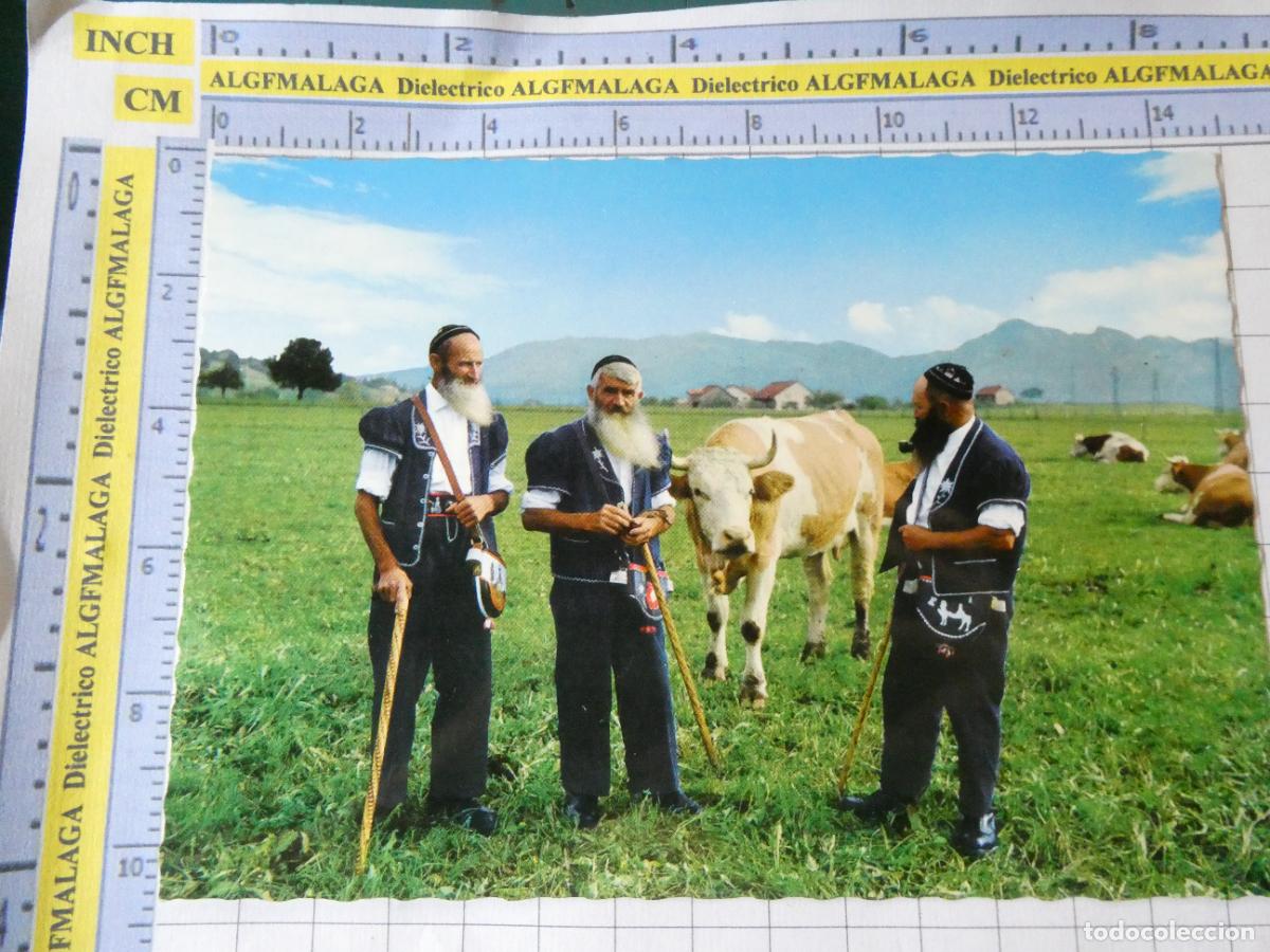 Cartes Postales: POSTAL DE SUIZA. GRUYERES LES BARBUS. TIPISMO FOLKLORE SUIZO. 1657
