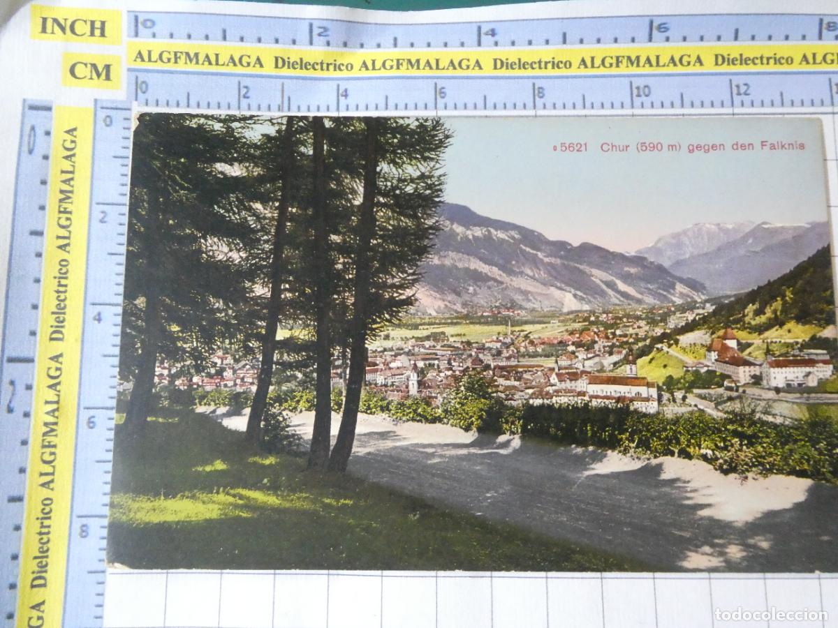 Cartes Postales: ANTIGUA POSTAL DE SUIZA. CHUR GEGEN DEN FALKNIS. 1664