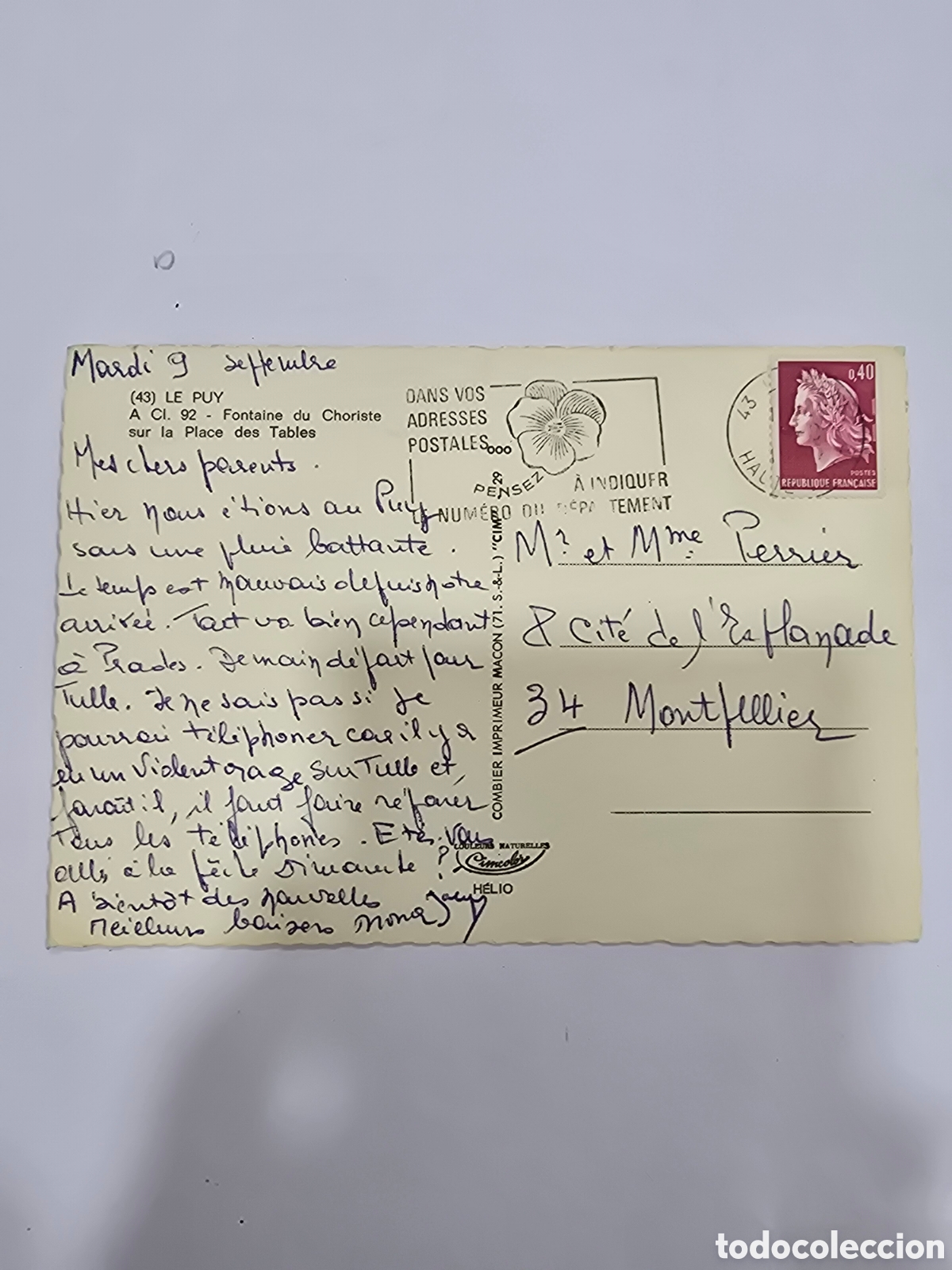 Postales: POSTAL LE PUY FRANCIA - Foto 2