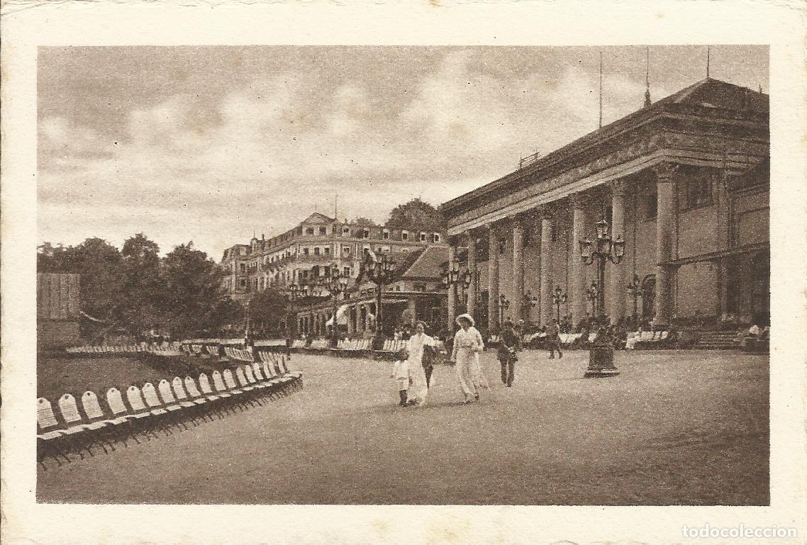 Postkarten: Baden-Baden. Conversationshaus. Alemania. Postal. 10x15 cm. Sin escribir. 1930 aprox.