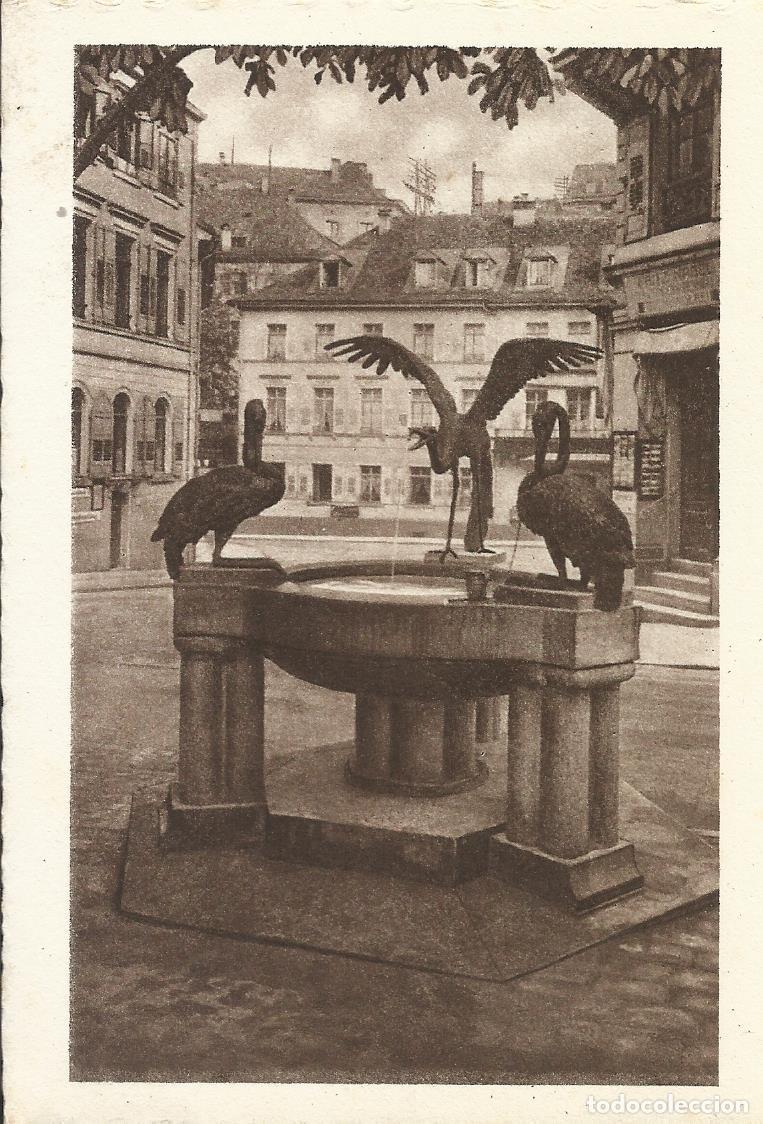 Postkarten: Baden-Baden. Reiherbrunnen. Alemania. Postal. 10x15 cm. Sin escribir. 1930 aprox.