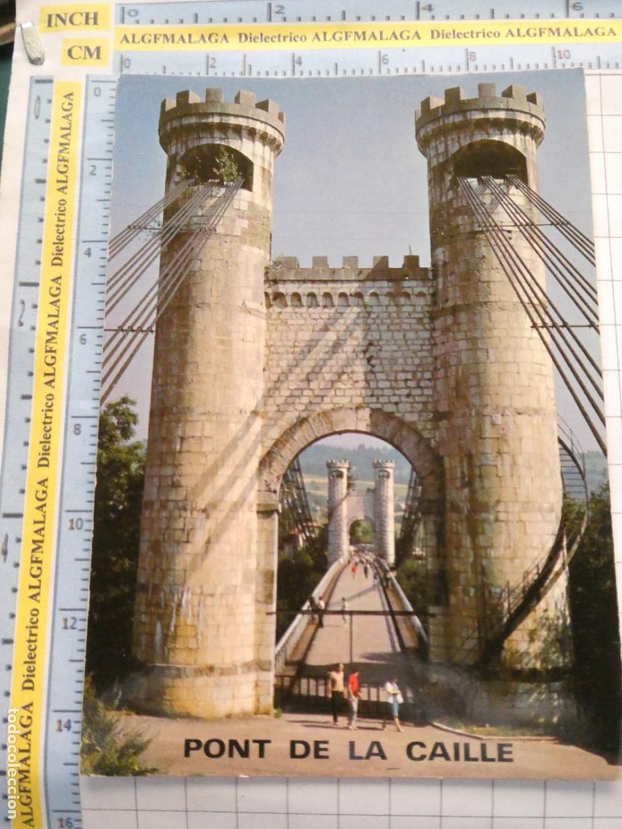 Postkarten: POSTAL DE FRANCIA. PONTS DE LA CAILLE VIEJO PUENTE. 1734