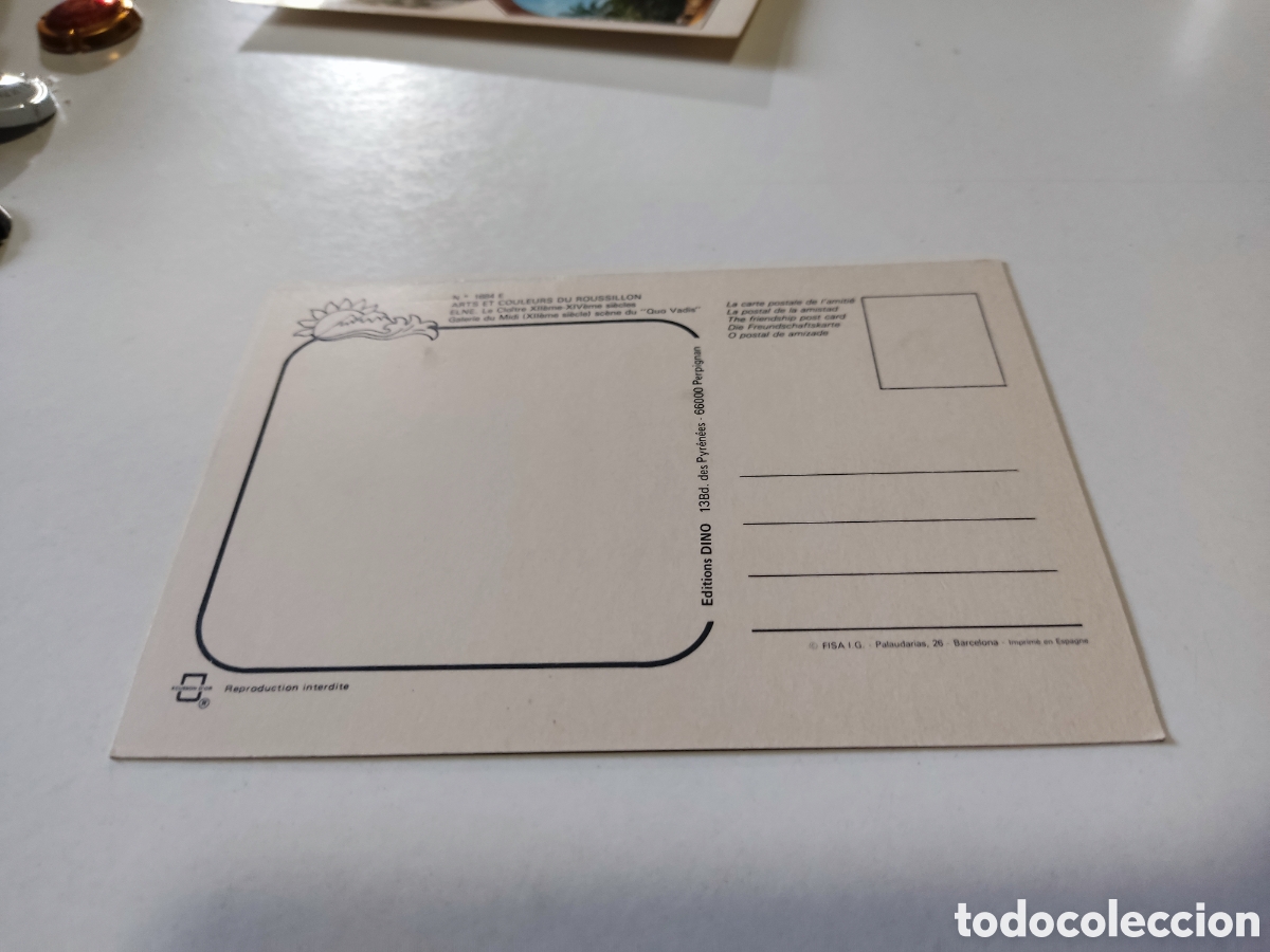 Postales: Postal ELNE claustro - Foto 2