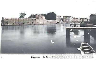 Postkarten: Francia & Marcofilia, Bayona, El Viejo Conducto y el Nive, Frontera Portugal 1905 (4)