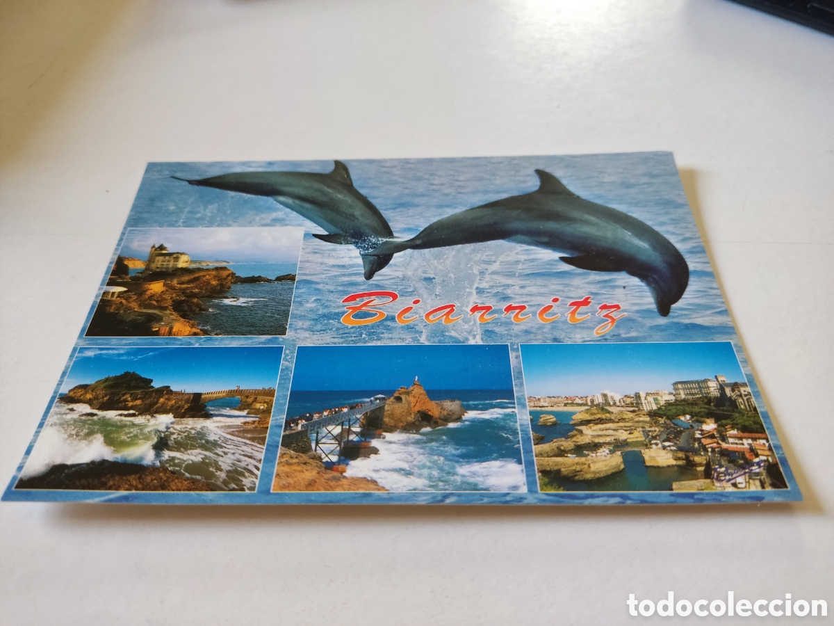 Postales: Postal Biarritz delfines - Foto 1