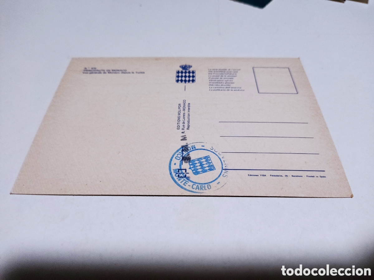 Postales: Postal M&oacute;naco....... - Foto 2