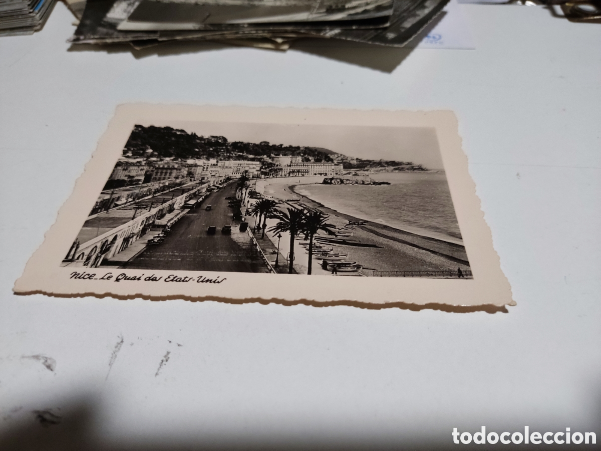 Postales: Postal antigua nice playa - Foto 1
