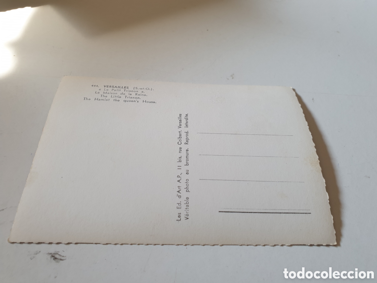 Postales: Postal Versalles le petit Trianon - Foto 2