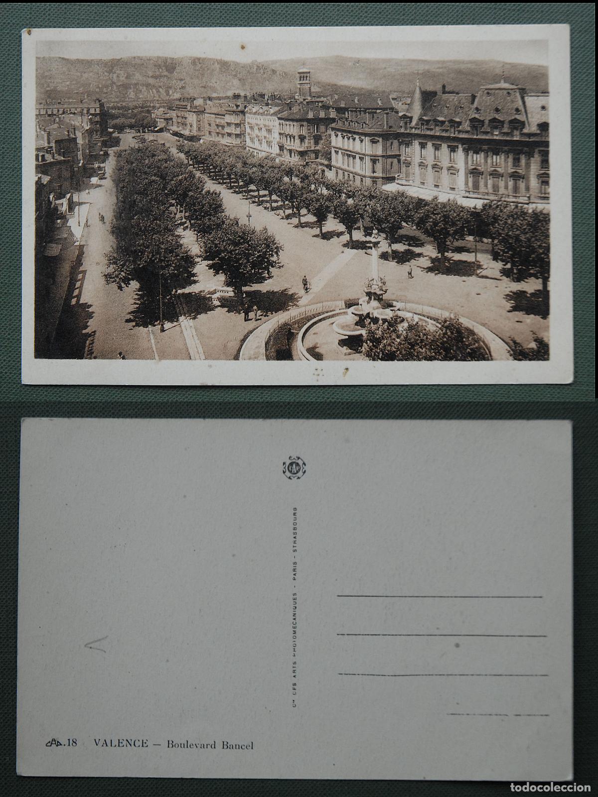Postales: Postal - 18.- VALENCE - BOULEVARD BANCEL - CAP - Foto 1
