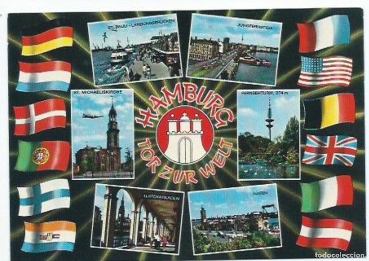 Postais: TOR ZUR WELT.- HAMBURG - HAMBURGO.- ALEMANIA
