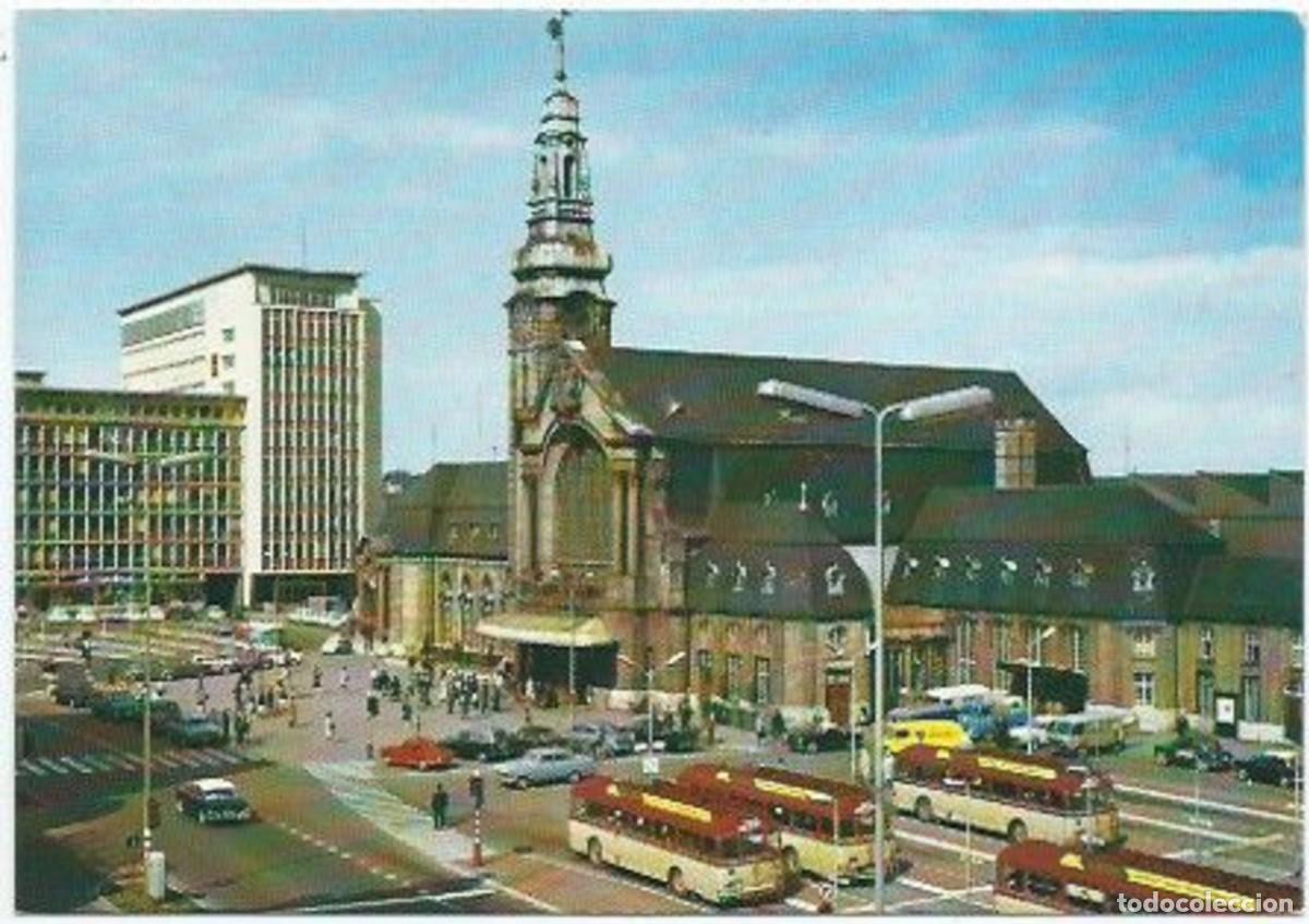 Postcards: GARE CENTRALE ET BATIMENT DU C.F.L..- LUXEMBOURG
