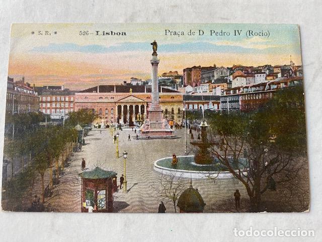 Cartes Postales: LISBOA, PORTUGAL, PRA&Ccedil;A DE D. PEDRO IV, ROCIO. Postal sin circular