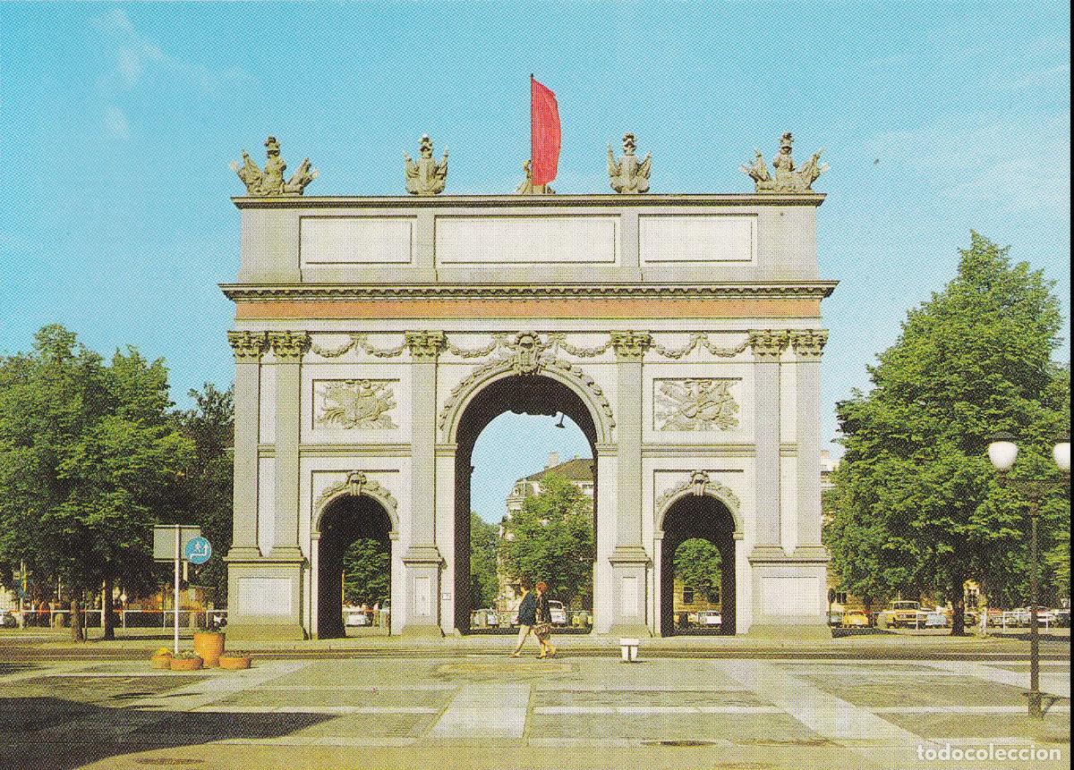 Postais: ALEMANIA, POTSDAM, PUERTA DE BRANDENBURGO &ndash; HEIMAT 320943/89 &ndash; S/C