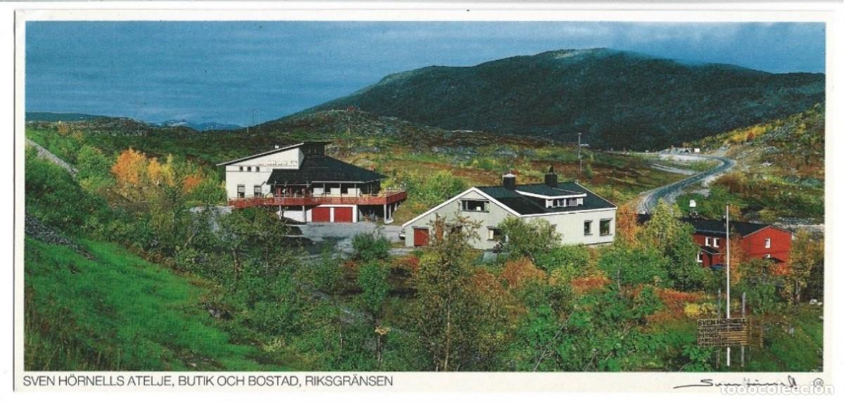 Postais: SVEN H&Ouml;RNELLS ATELJE, BUTIK OCH BOSTAD, RIKSGRANSEN - KIRUNA / LAPONIA.- SUECIA