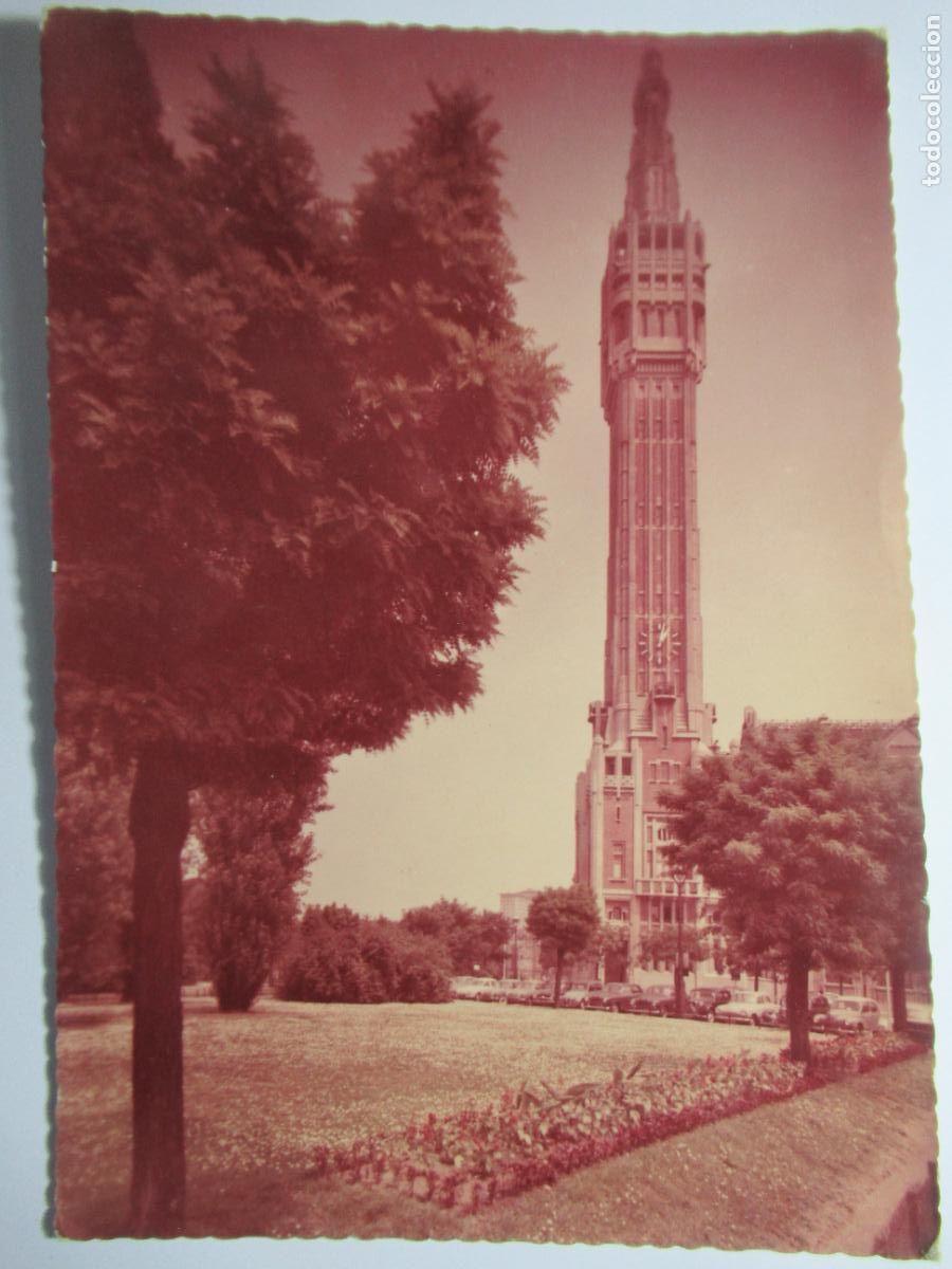 Postales: Lille - Le Beffroi - circulada - Foto 1