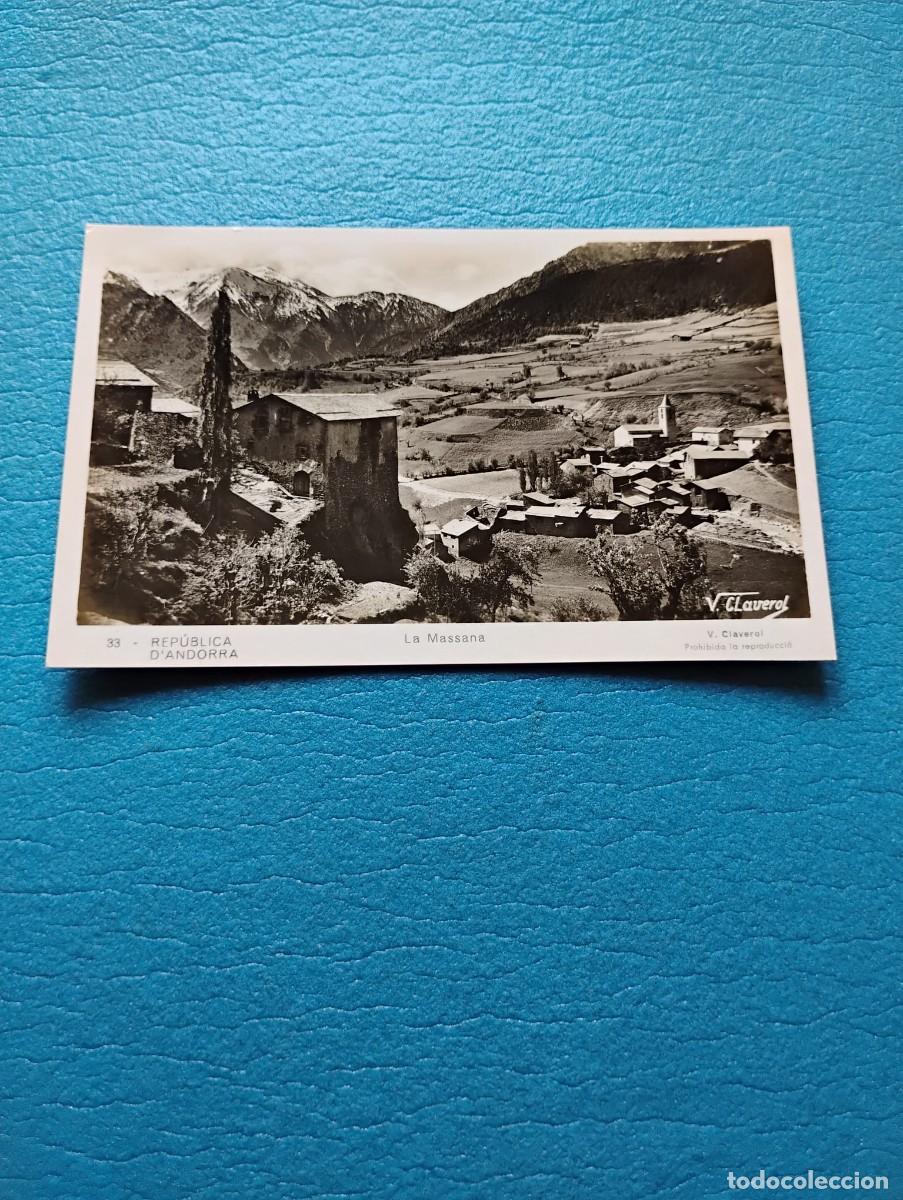 Postales: POSTAL REPUBLICA D'ANDORRA - 33 LA MASSANA - V. CLAVEROL