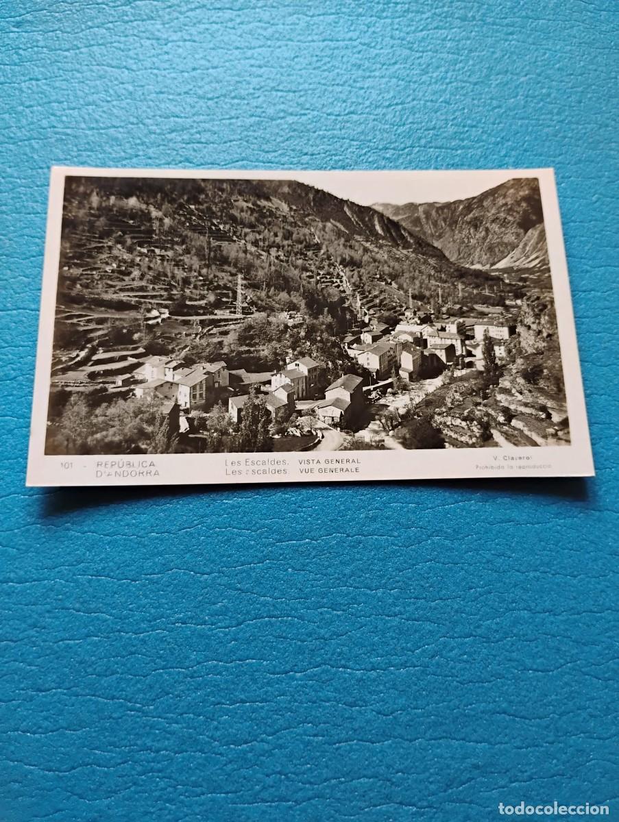 Postales: POSTAL REPUBLICA D'ANDORRA - 101 LES ESCALDES, VISTA GENERAL - V. CLAVEROL