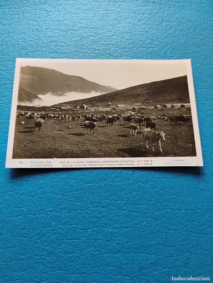 Postales: POSTAL REPUBLICA D'ANDORRA - 94 PAS DE LA CASA, FRONTERA ANDORRANA-FRANCESA - V. CLAVEROL