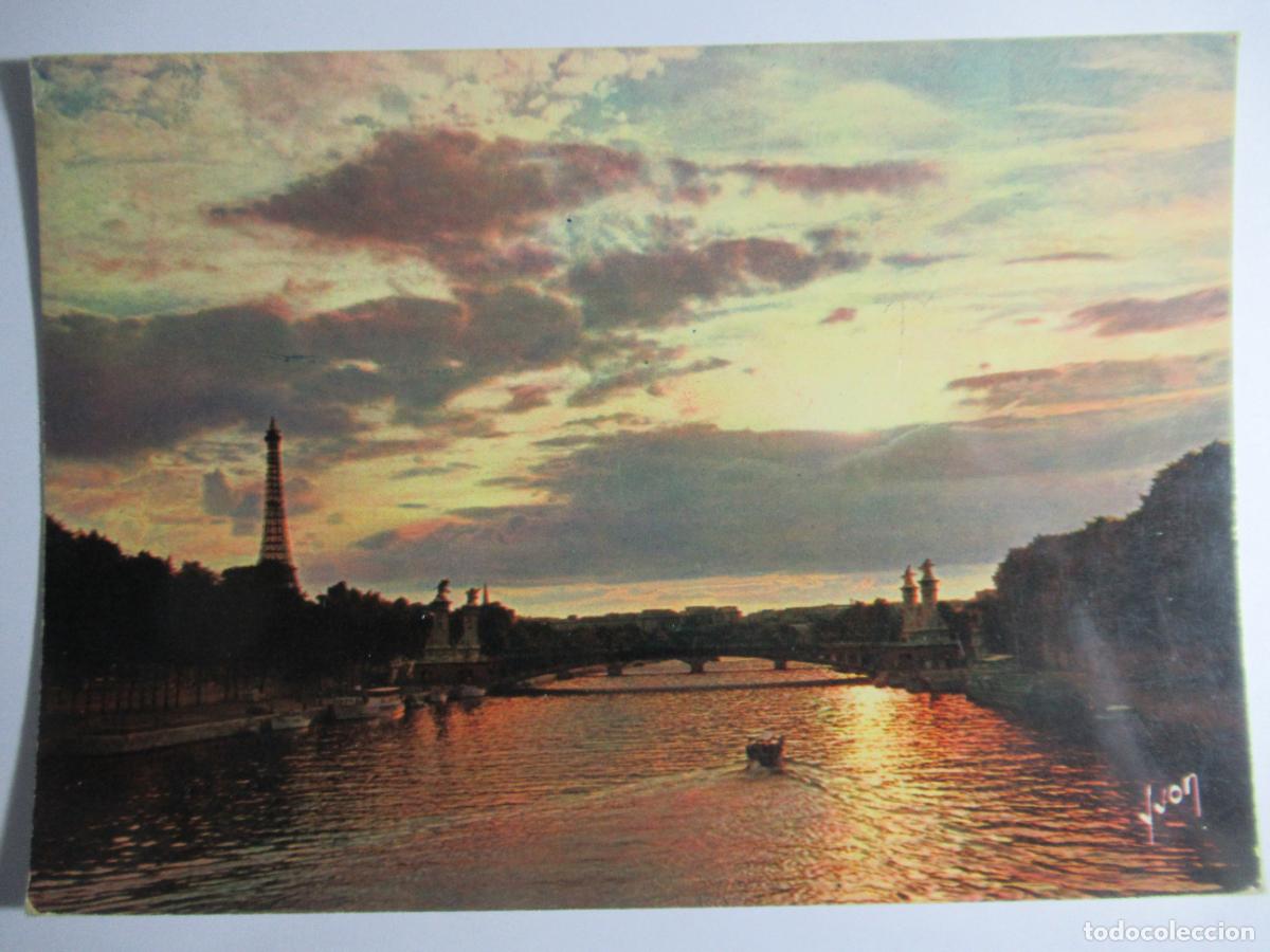 Postales: Par&iacute;s - Coucher de soleil sur la Seine - Foto 1
