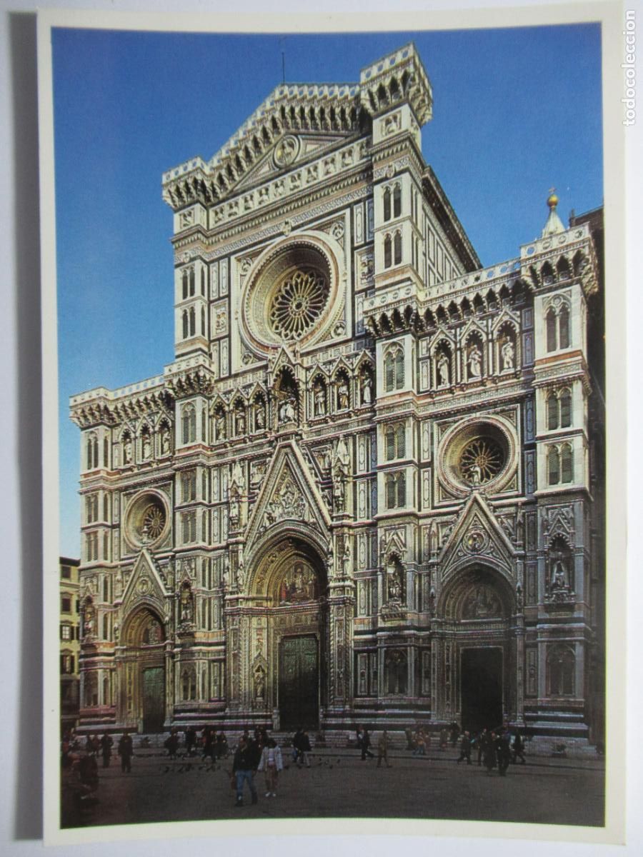 Postales: Firenze - Facciata della Cattedrale - Foto 1