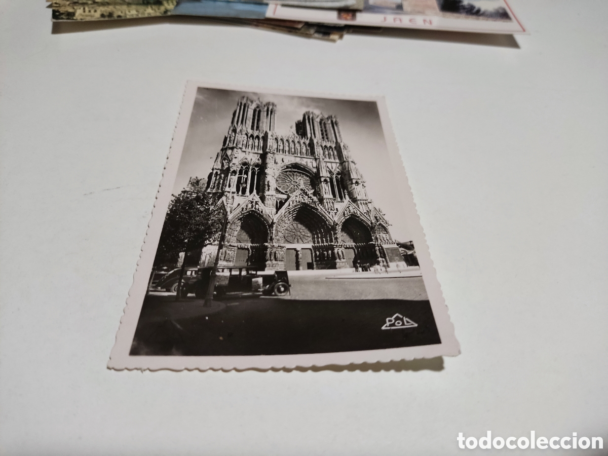 Postales: Postal REIMS catedral - Foto 1