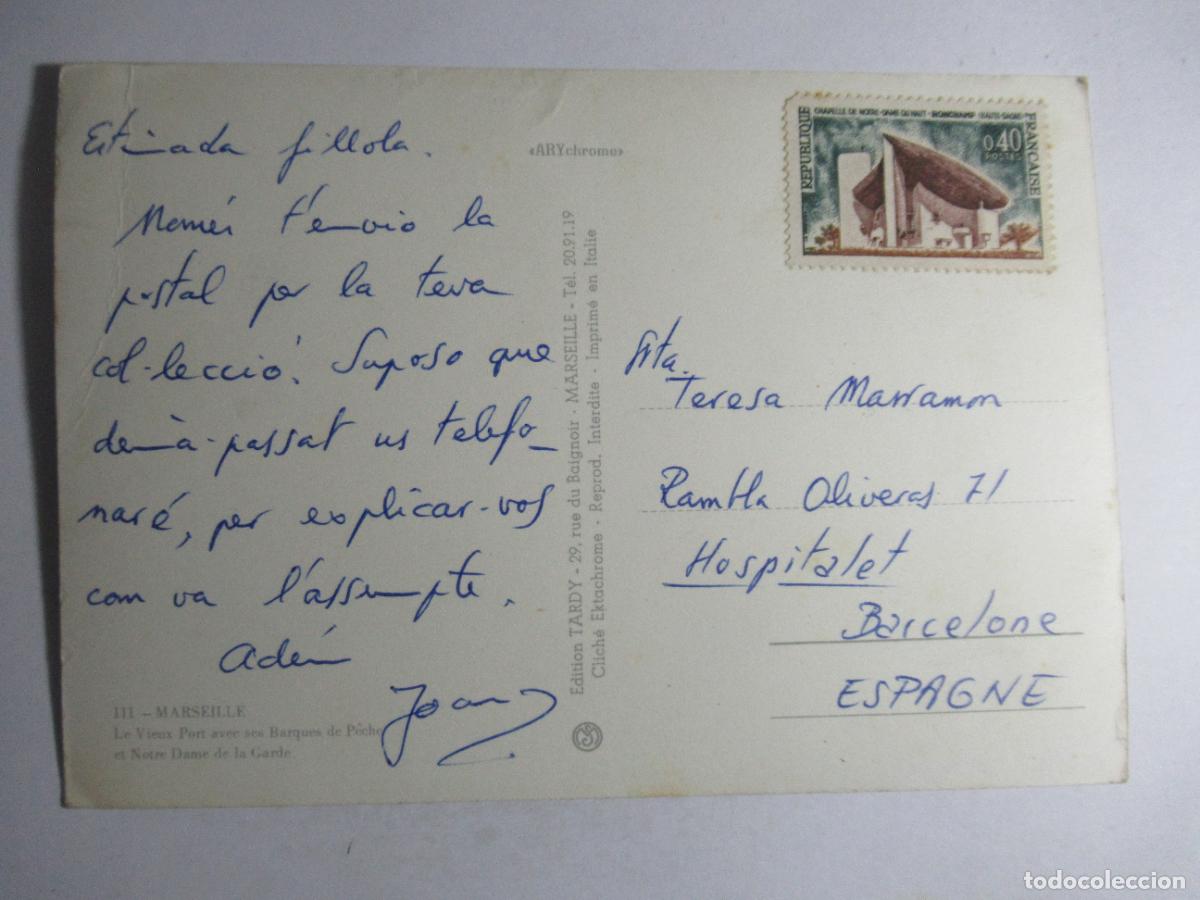 Postales: Marseille - circulada - Foto 2