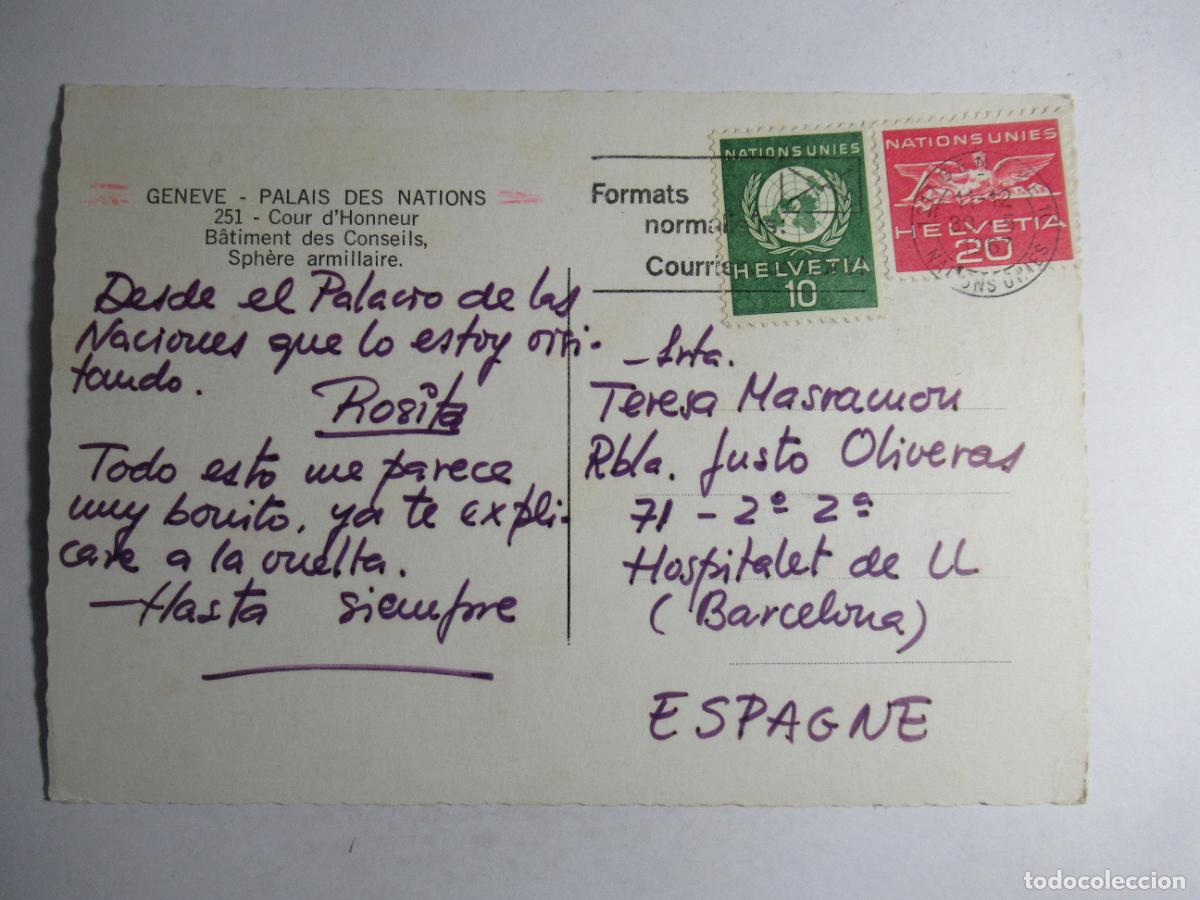 Postales: Geneve - Palais des Nations - Foto 2
