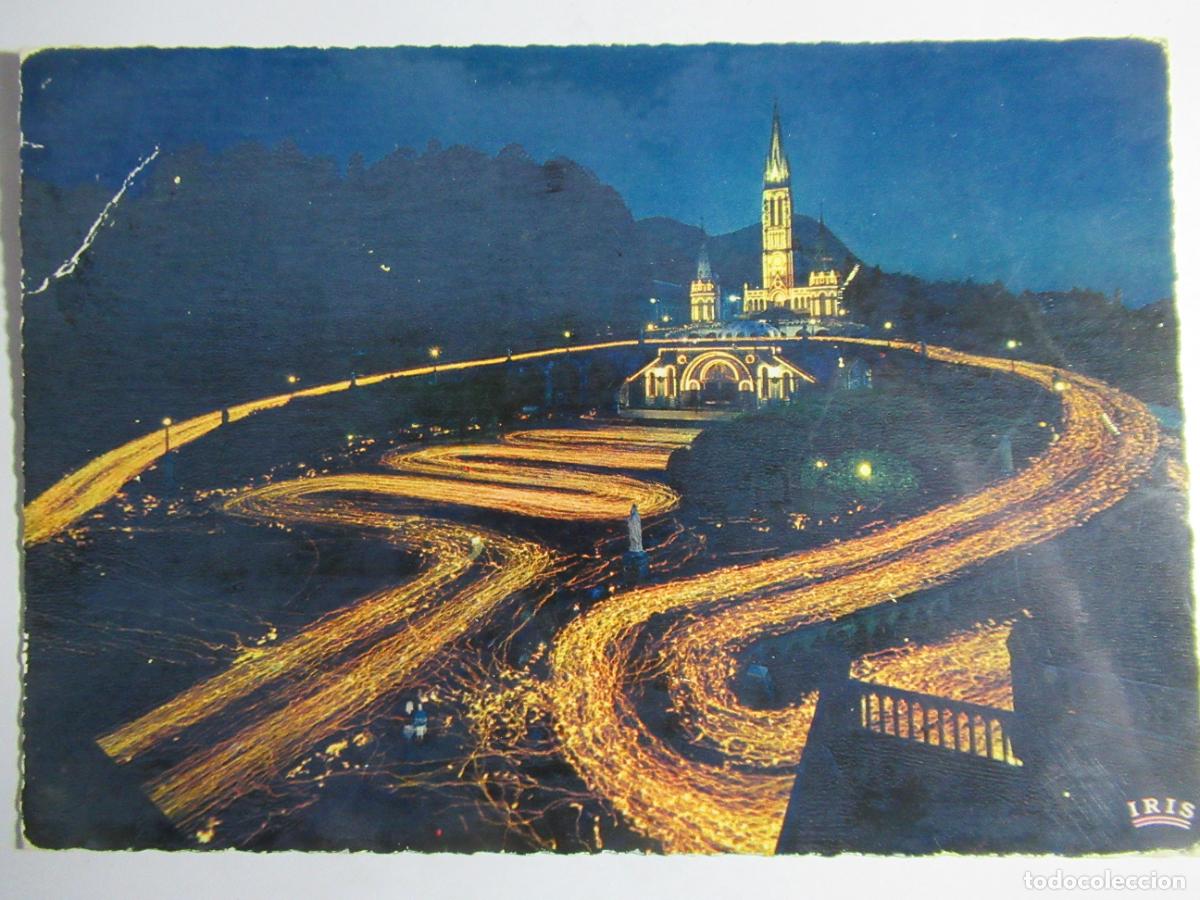 Postales: Lourdes - La Basilique Illumin&eacute;e - Foto 1