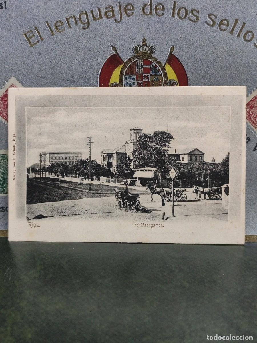 Postales: PA 407 Riga Schutzengarten - Foto 1