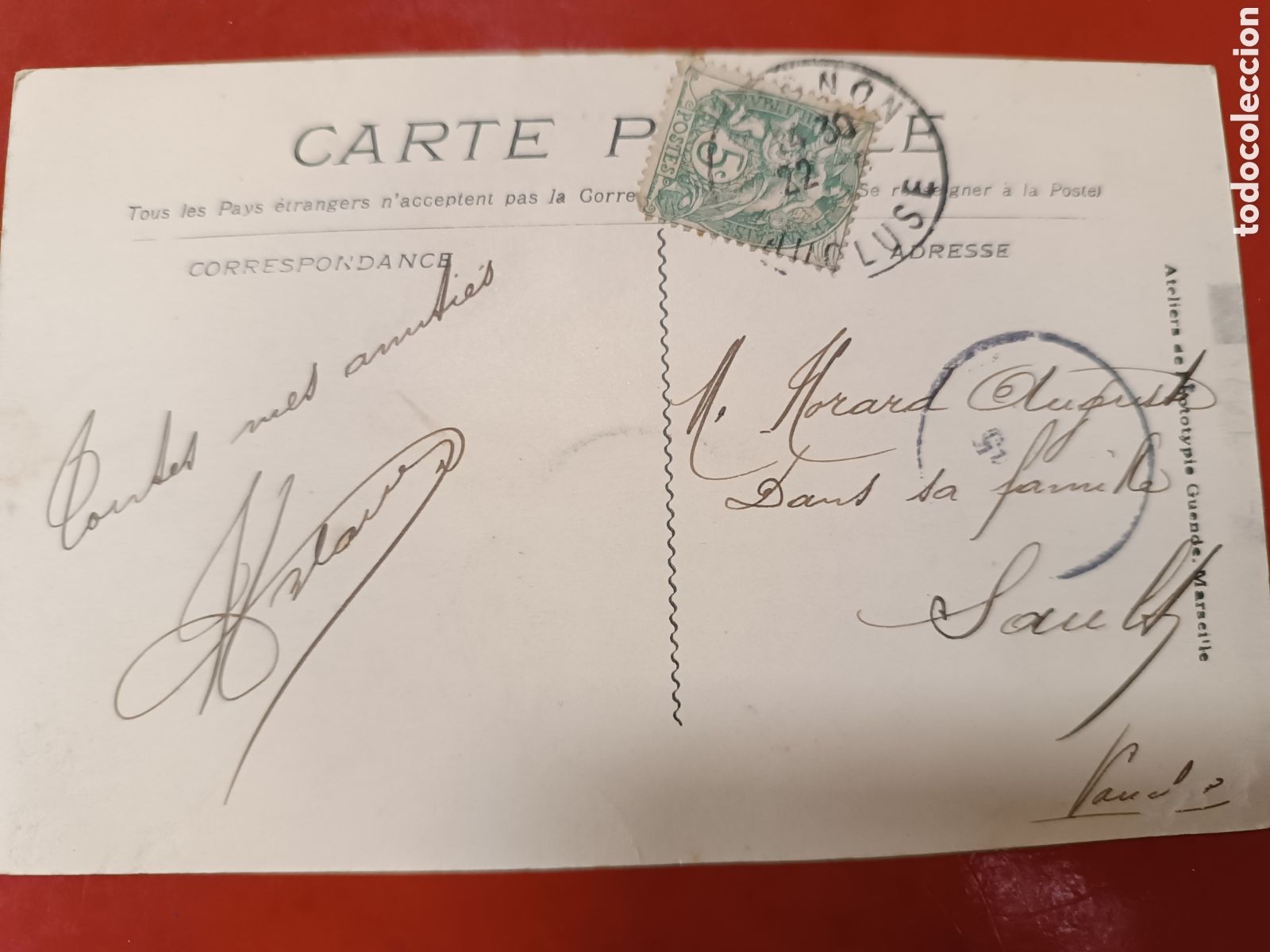 Postales: 5 postales antiguas de Avignon - Foto 4