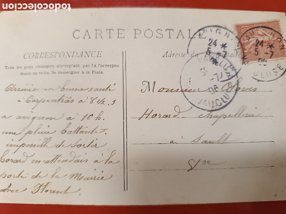 Postales: 5 postales antiguas de Avignon - Foto 8