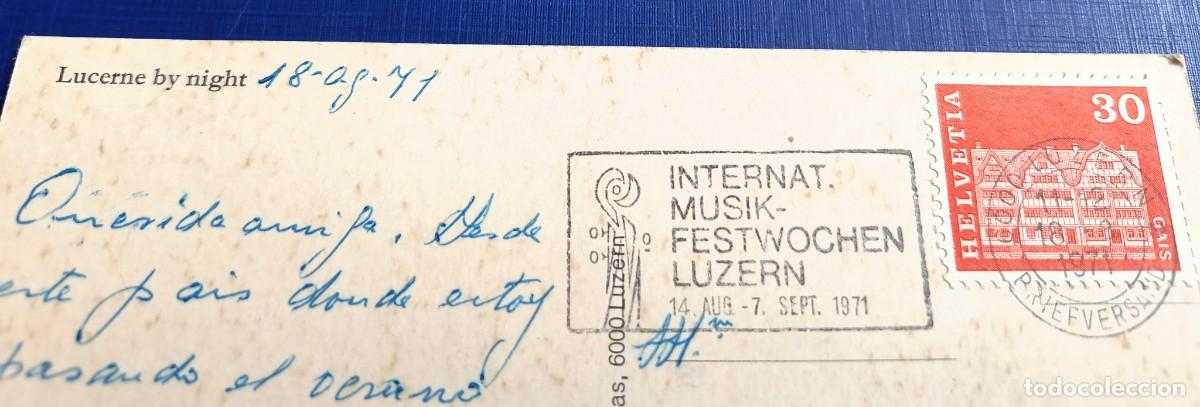 Postales: POSTAL DE LUCERNA (SUIZA) - CIRCULADA - Foto 2
