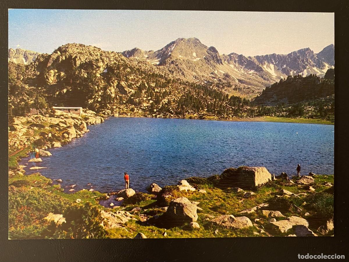 Postales: ANDORRA - LLAC DE PESSONS - VALLS D' ANDORRA - ESCUDO DE ORO - c. 1965 SIN ESCRIBIR SIN CIRCULAR