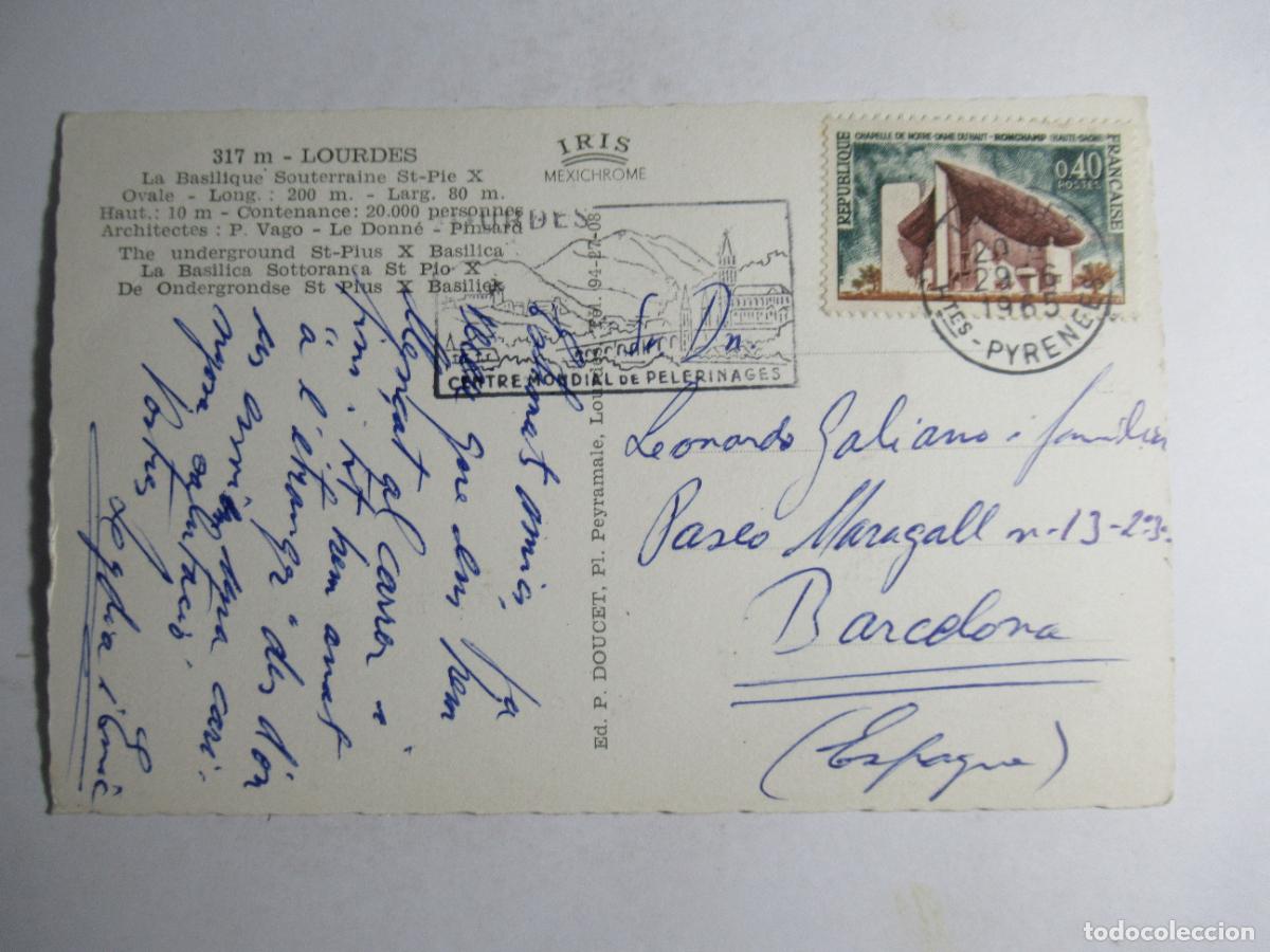 Postales: Lourdes - La Basilique Souterraine - Foto 2
