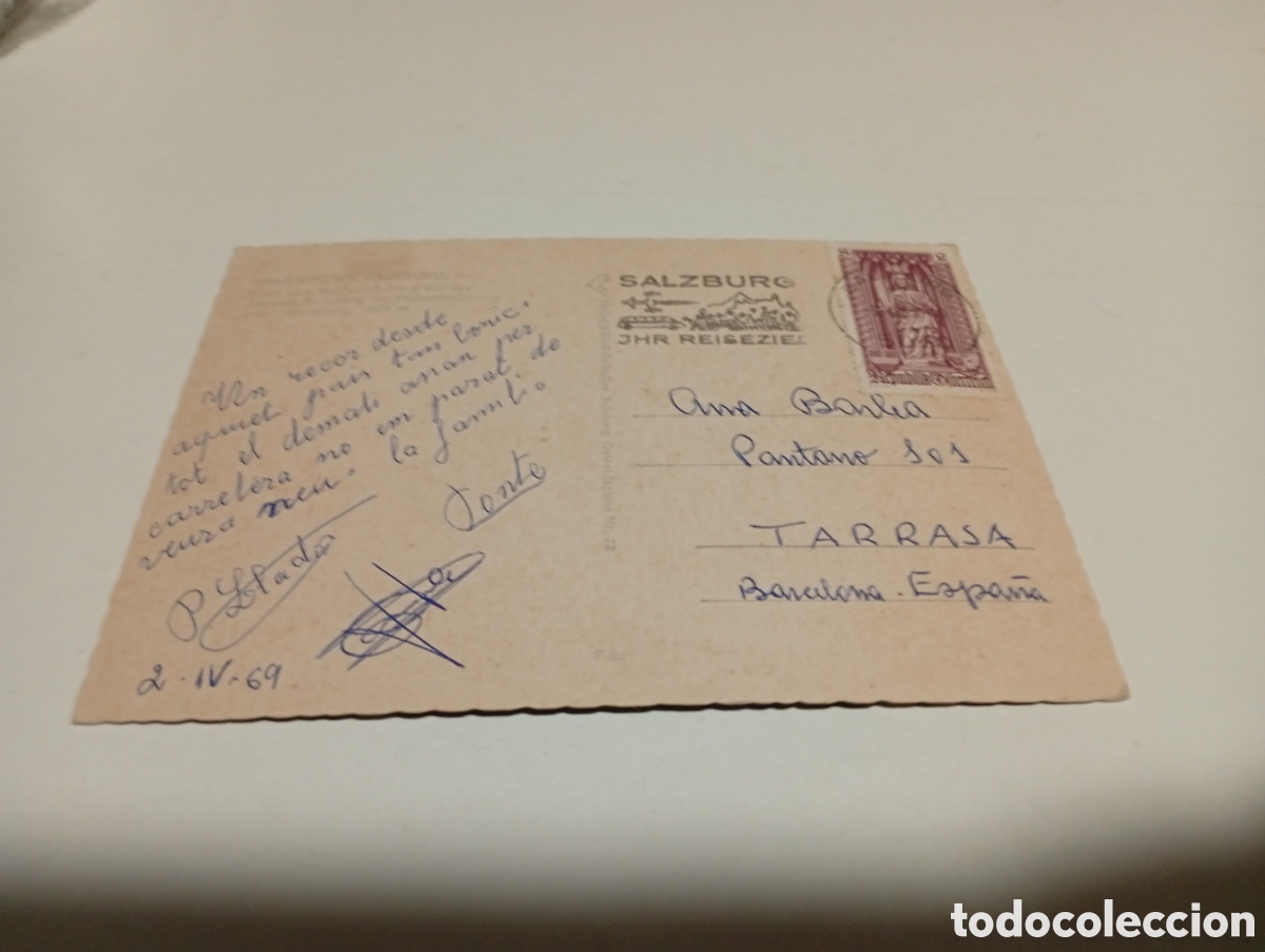Postales: Postal Salzburgo castillo - Foto 2