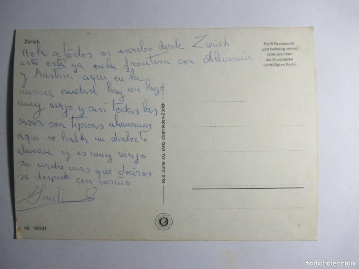 Postales: Z&uuml;rich - Varios aspectos - Foto 2