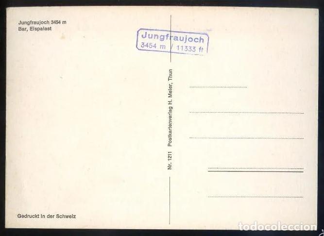 Postales: Suiza. *Jungfraujoch. Bar. Eispalast* Nueva. - Foto 2