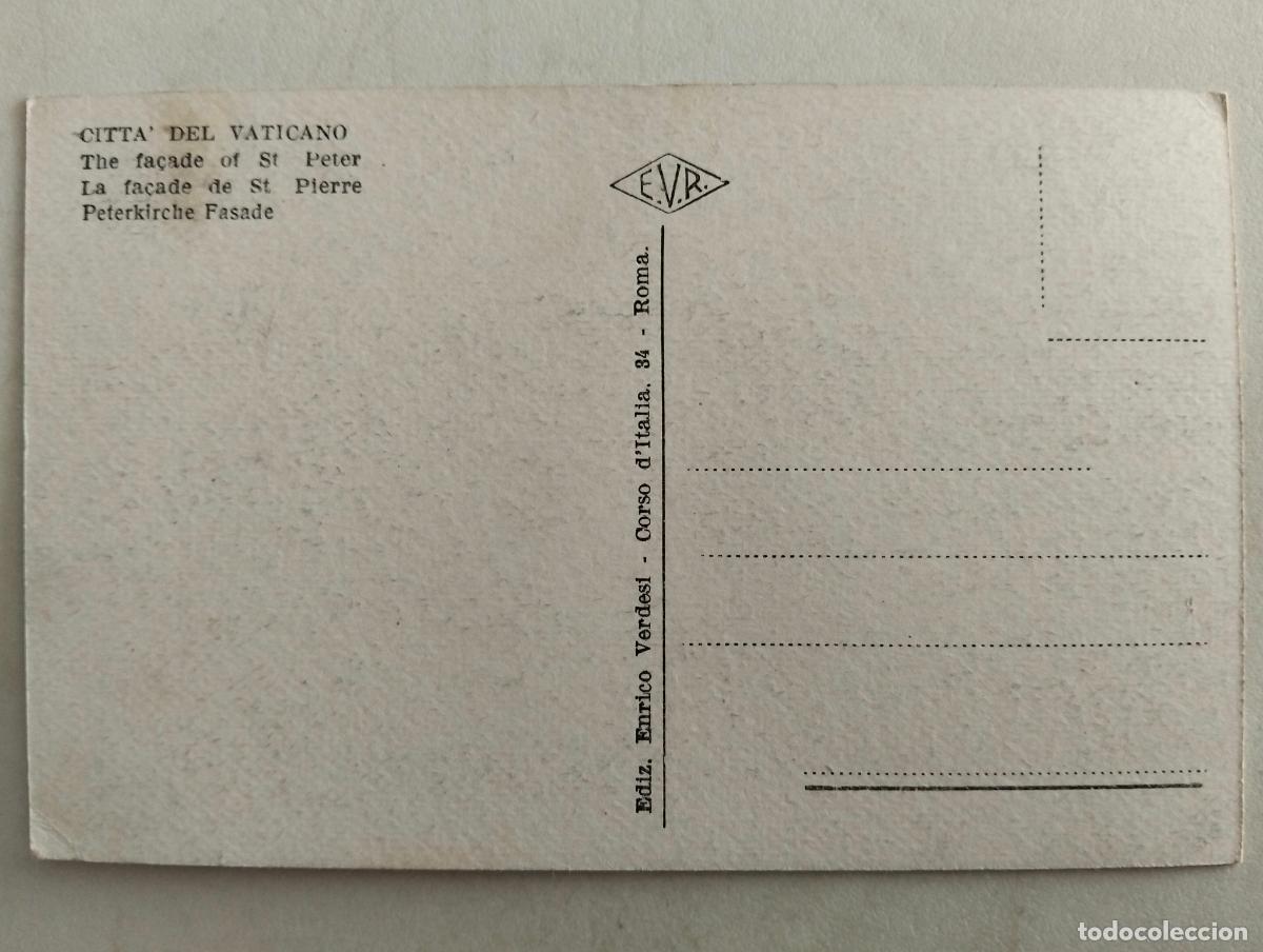 Postales: POSTAL ROMA, CIUDAD DEL VATICANO - Foto 2