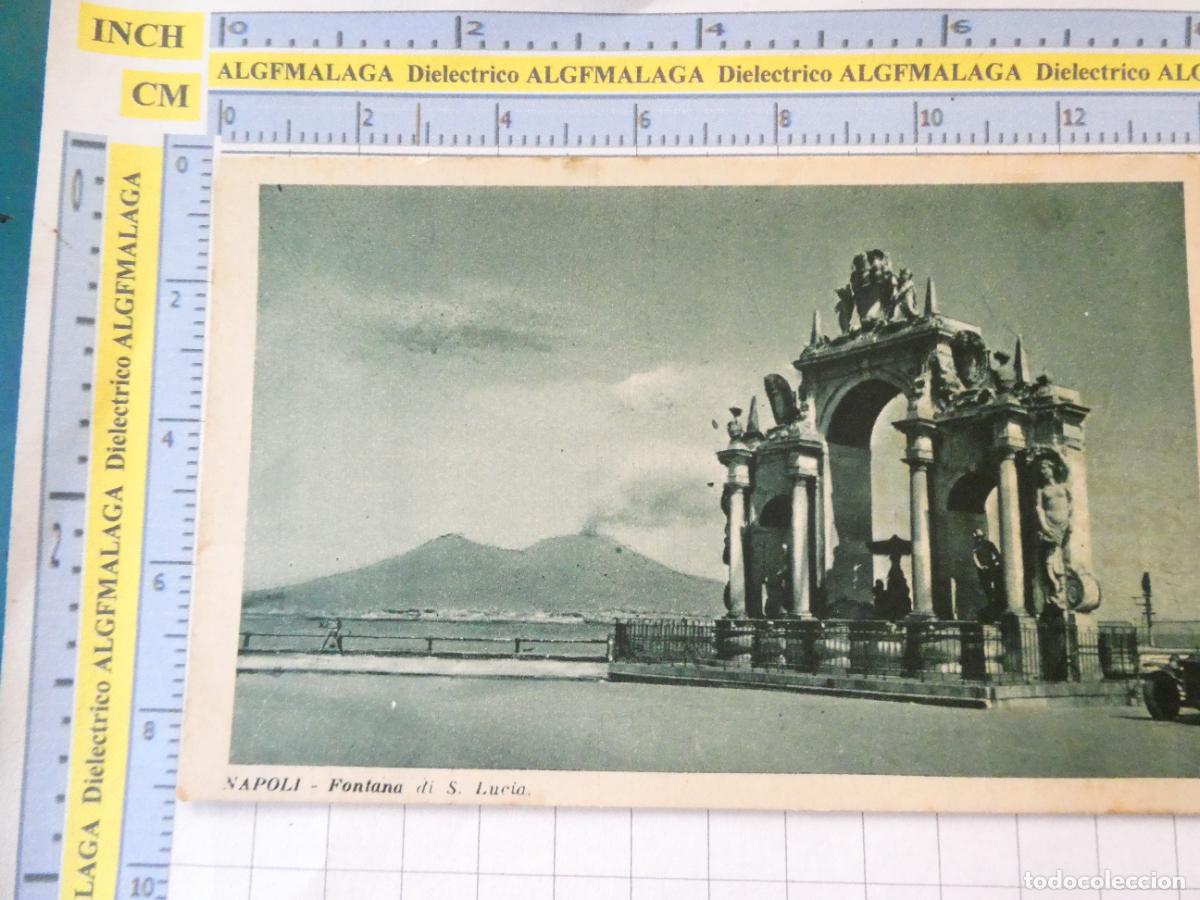 Cartes Postales: ANTIGUA POSTAL DE ITALIA. NAPOLES NAPOLI FONTANA DI SANTA LUCIA. 1786