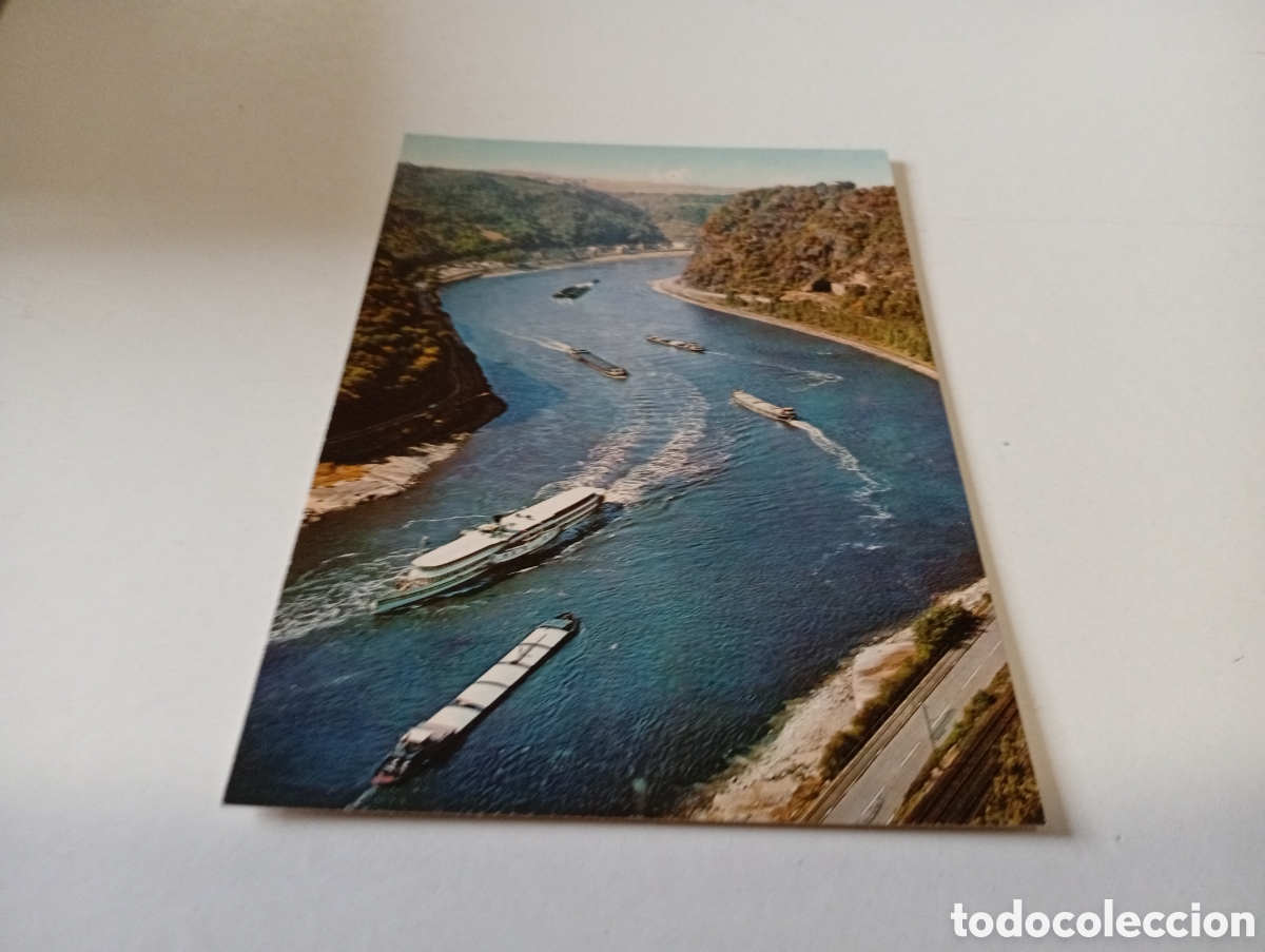 Postales: Postal Loreley,felsen,barcos - Foto 1