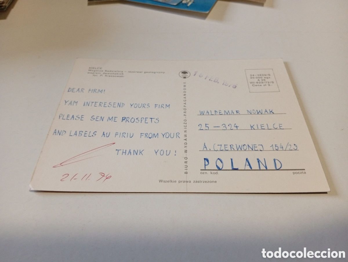 Postales: Postal Kielce Polonia - Foto 2