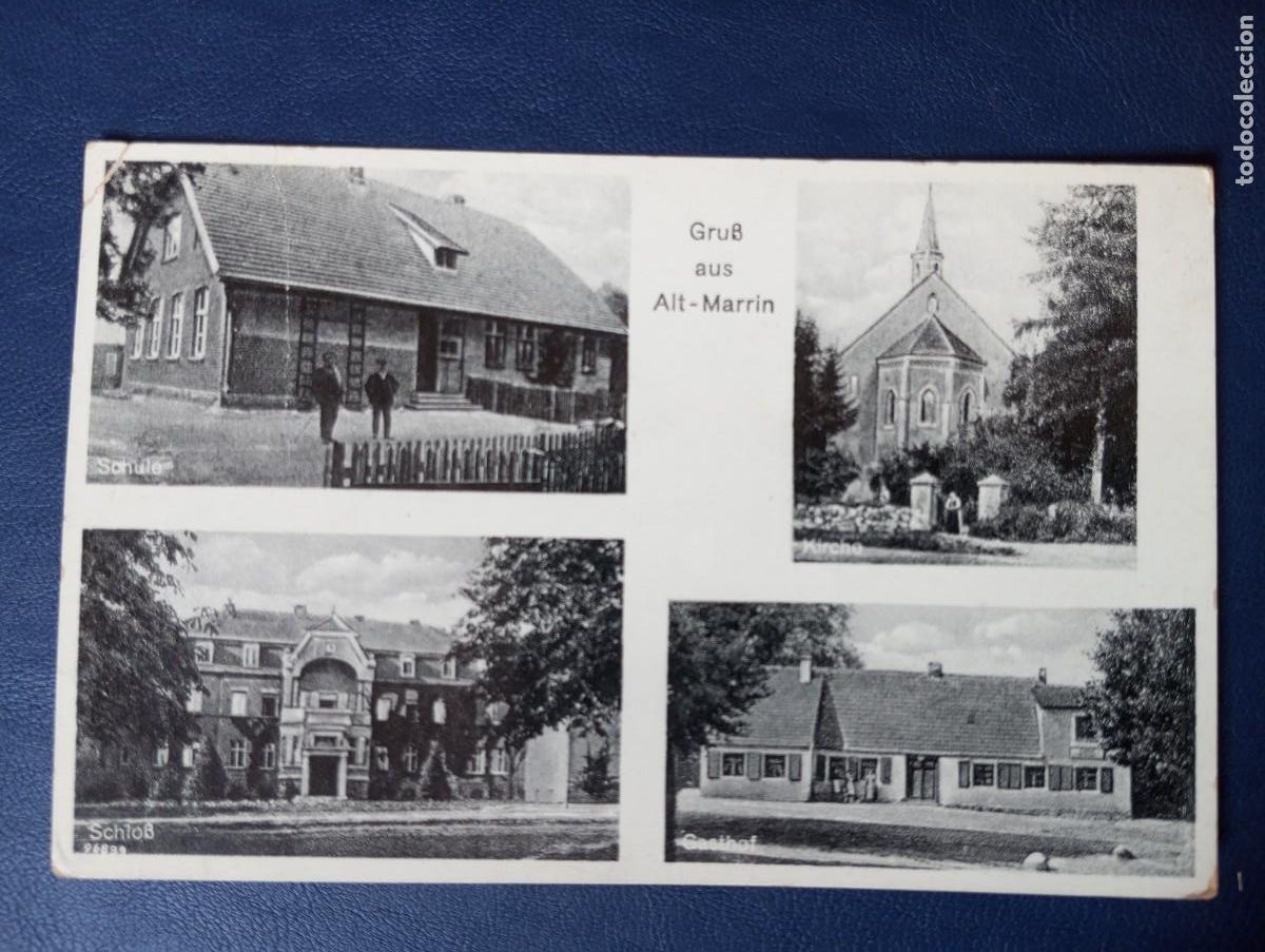 Postcards: POSTAL ALEMANA 1936, GRUSS AUS ALT MARRIN
