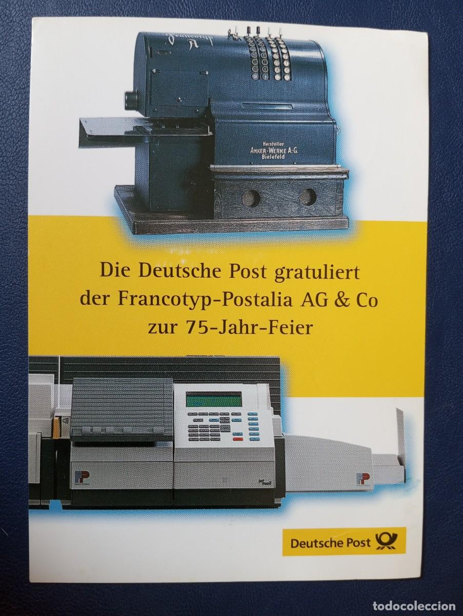 Postcards: POSTAL ALEMANA , PROPAGANDA DEL DEUTSCHE POST