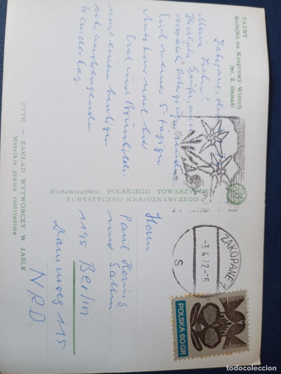 Postales: POSTAL POLACA, TATRY - Foto 2