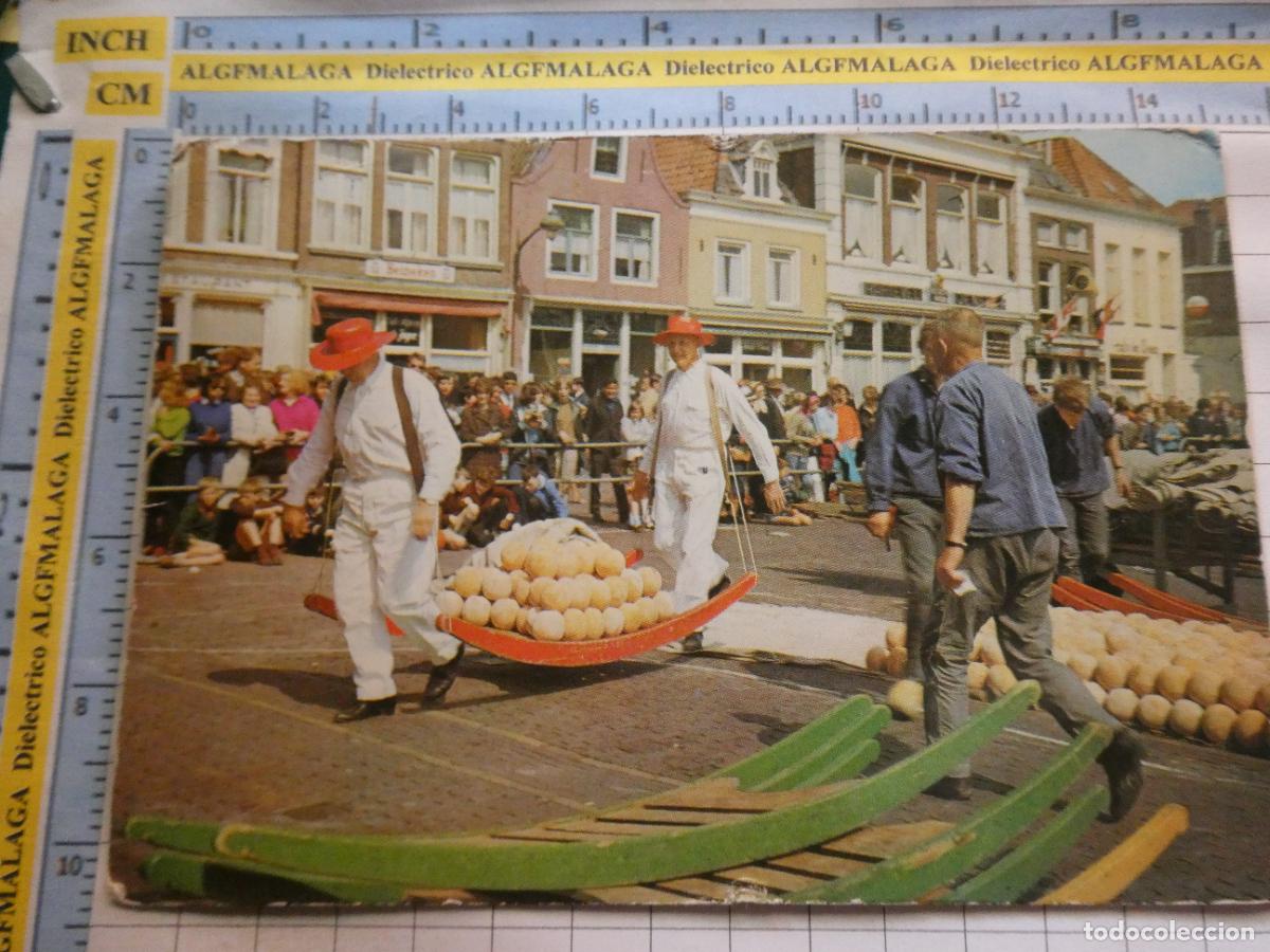 Postais: POSTAL DE PA&Iacute;SES BAJOS HOLANDA. ALKMAAR KASSMARKT MERCADO QUESO. 1139
