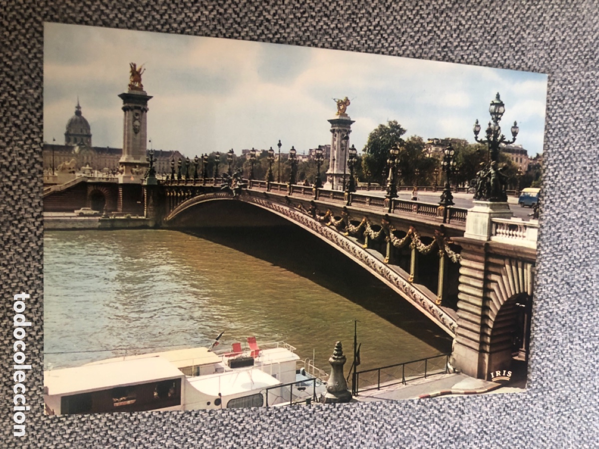 Postales: FRANCIA, PARIS, Le pont Alexandre III y el Sena - EDITIONS CHANTAL IRIS N&ordm; 542 - S/C. ASM